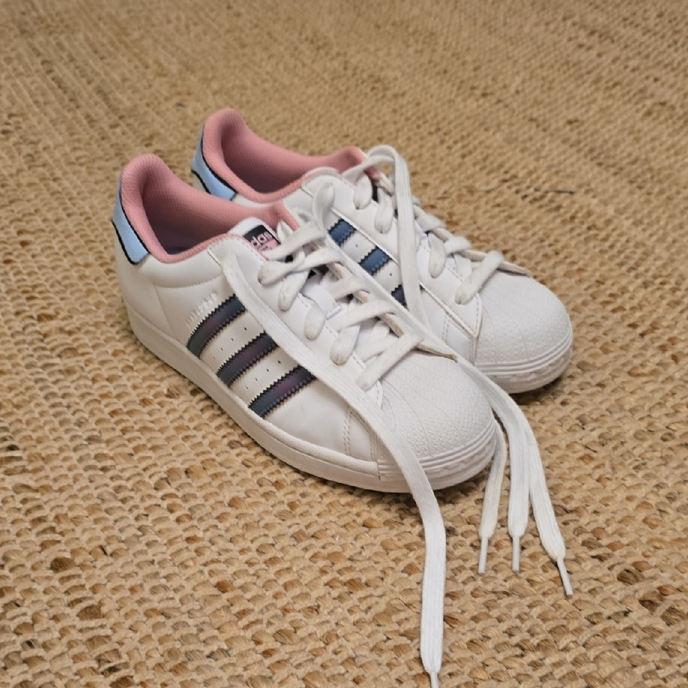 Adidas Superstar J 'White Light Pink'